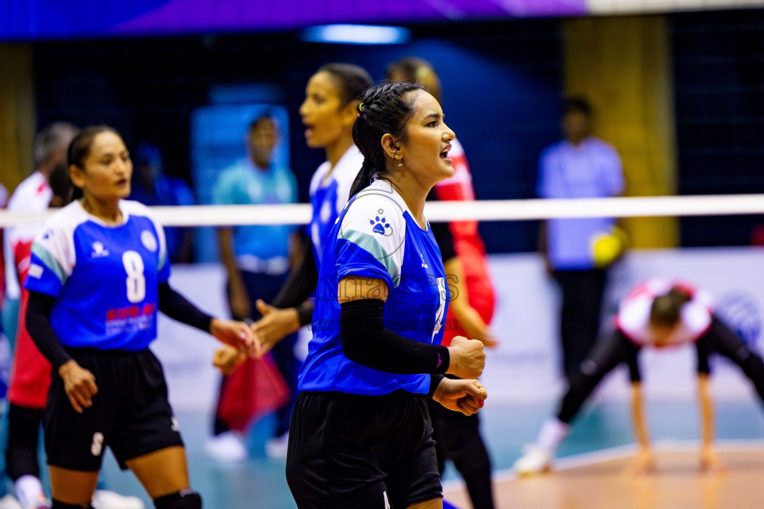 Nepal Police Club vs Humo VC in the Final of CAVA Woman's Volleyball Club Championship 2024 was held in Social Center, Male', Maldives on Saturday, 21st September 2024. Photos: Nausham Waheed / images.mv