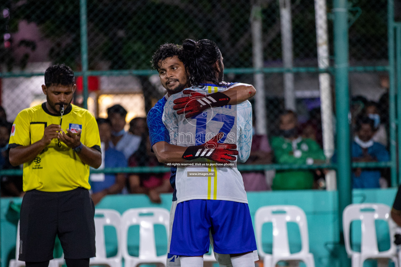 Prison Club vs MACL in the Quarter Finals of Club Maldives 2021 held at Hulhumale;, on 12th December 2021 Photos: Ismail Thoriq / images.mv