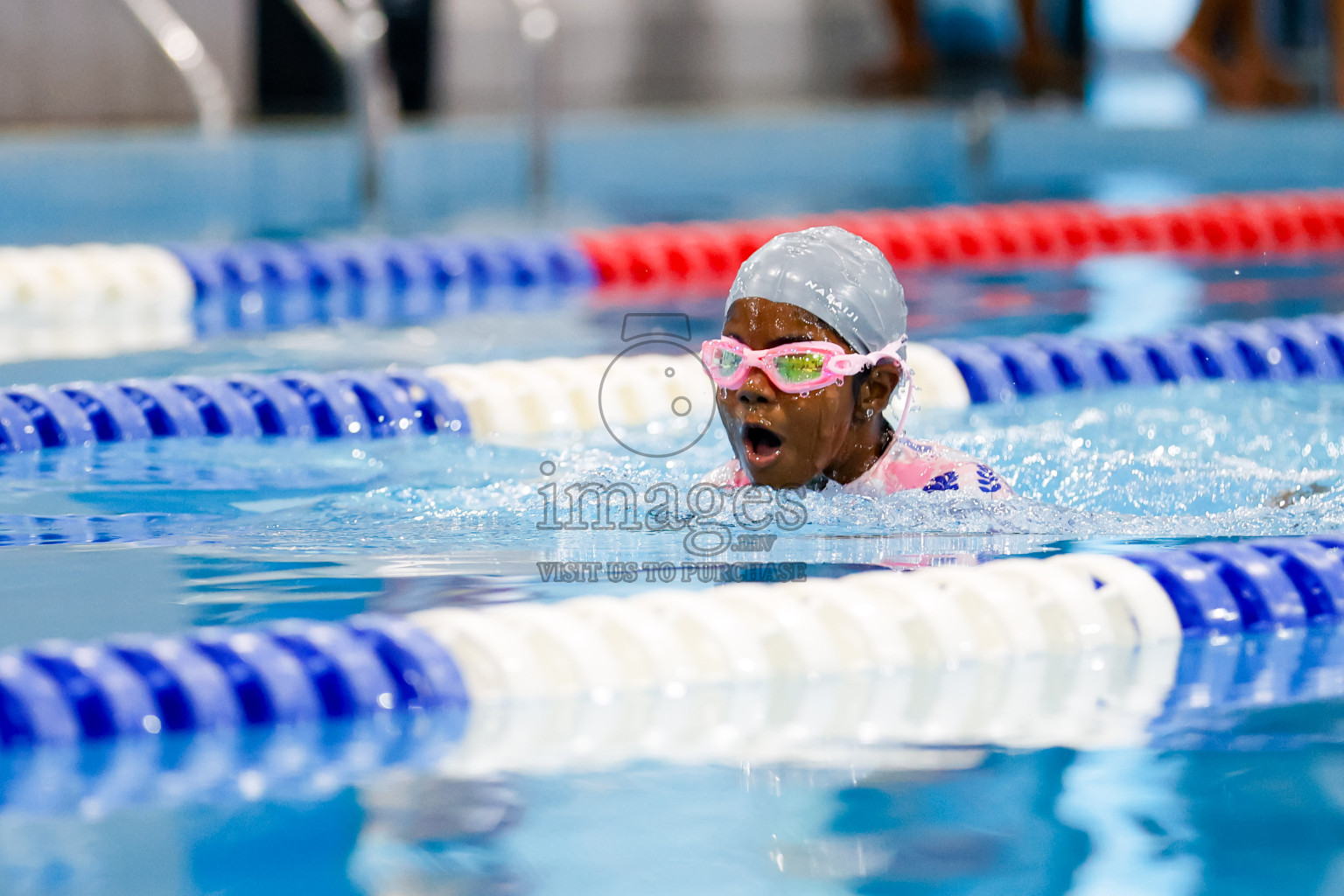 Day 1 of BML 6th National Kids Swimming Kids Festival 2025 held in Hulhumale', Maldives on Monday, 3rd November 2024. Photos: Hassan Simah / images.mv
