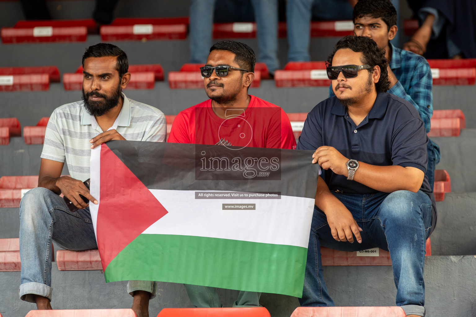 FIFA World Cup 2026 Qualifiers Round 1 home match vs Bangladesh held in the National Stadium, Male, Maldives, on Thursday 12th October 2023. Photos: Mohamed Mahfooz Moosa / Images.mv