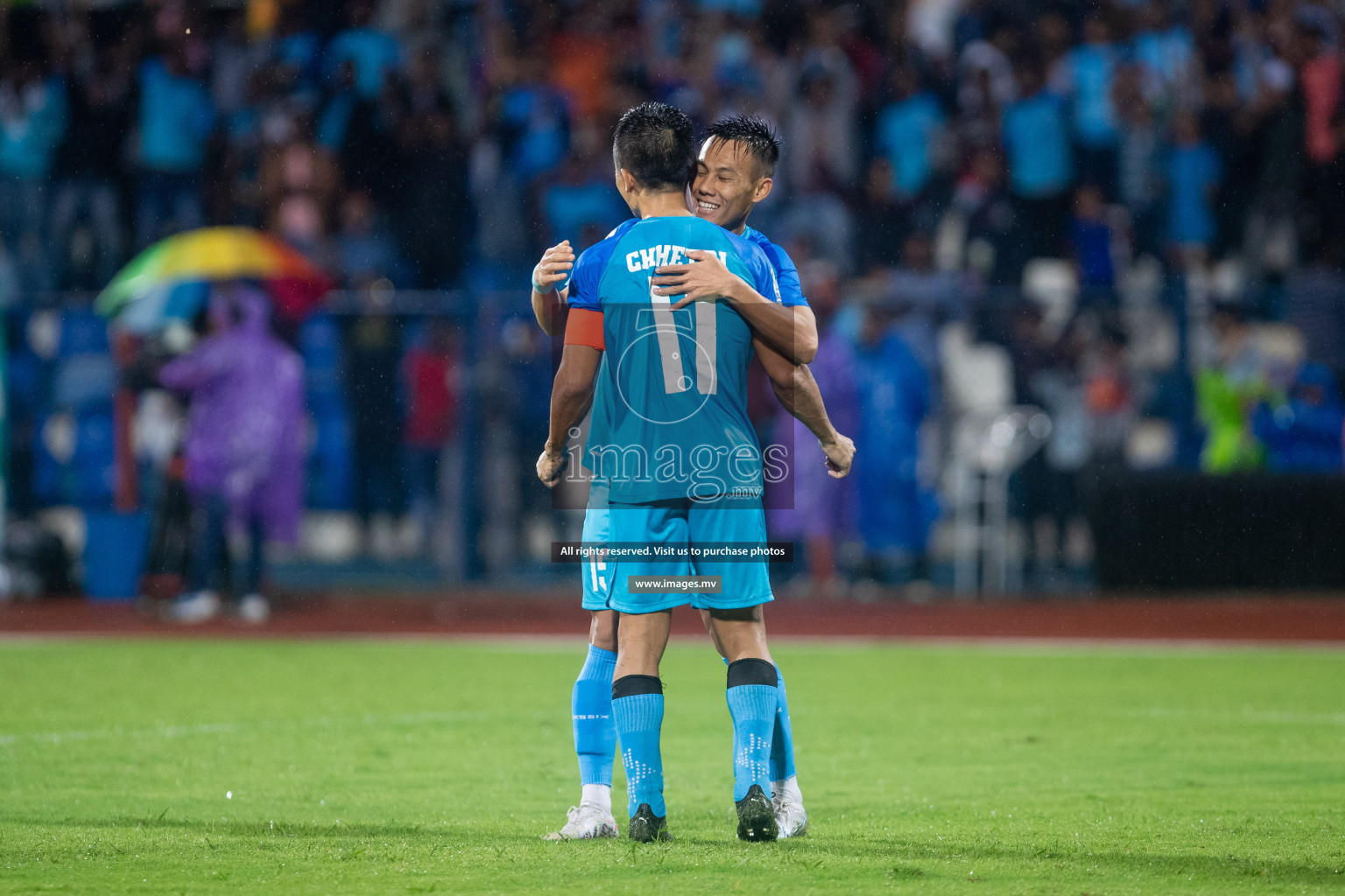 India vs Pakistan in the opening match of SAFF Championship 2023 held in Sree Kanteerava Stadium, Bengaluru, India, on Wednesday, 21st June 2023. Photos: Nausham Waheed / images.mv