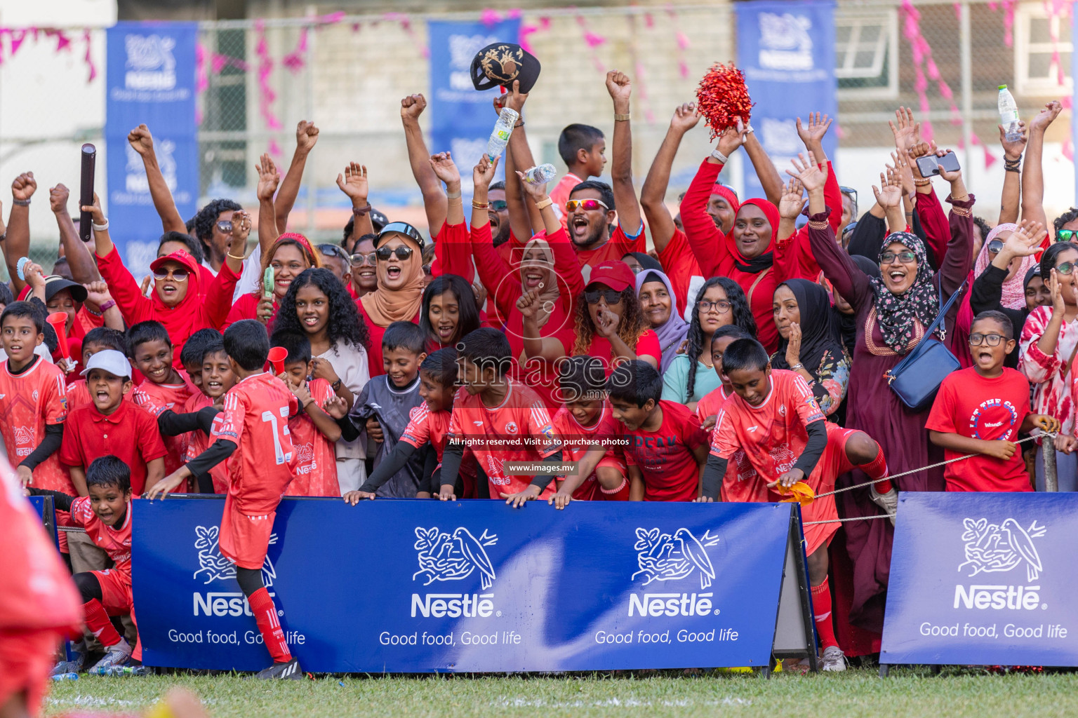 Day 4 of Nestle Kids Football Fiesta, held in Henveyru Football Stadium, Male', Maldives on Saturday, 14th October 2023
Photos: Ismail Thoriq / images.mv