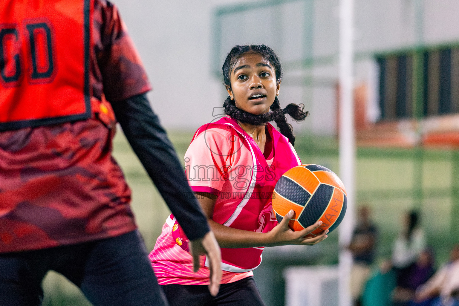 Day 2 of 23rd Netball Association Championship was held in Ekuveni Netball Court at Male', Maldives on Friday, 28th April 2024. Photos: Nausham Waheed / images.mv