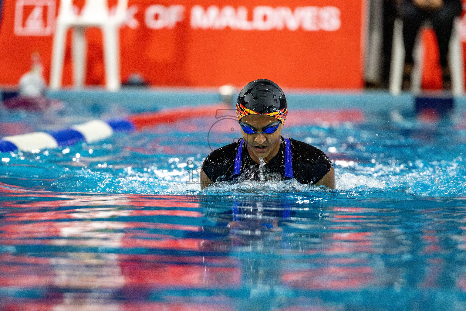 Day 5 of National Swimming Competition 2024 held in Hulhumale', Maldives on Tuesday, 17th December 2024. Photos: Hassan Simah / images.mv