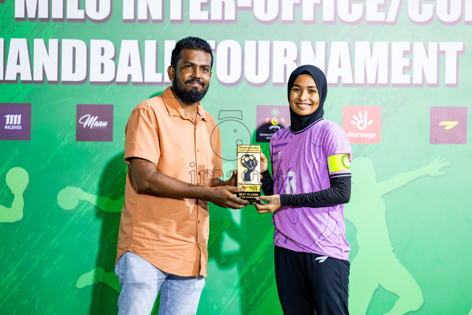 2nd Division Final of 8th Inter-Office/Company Handball Tournament 2024, held in Handball ground, Male', Maldives on Tuesday, 17th September 2024 Photos: Nausham Waheed/ Images.mv