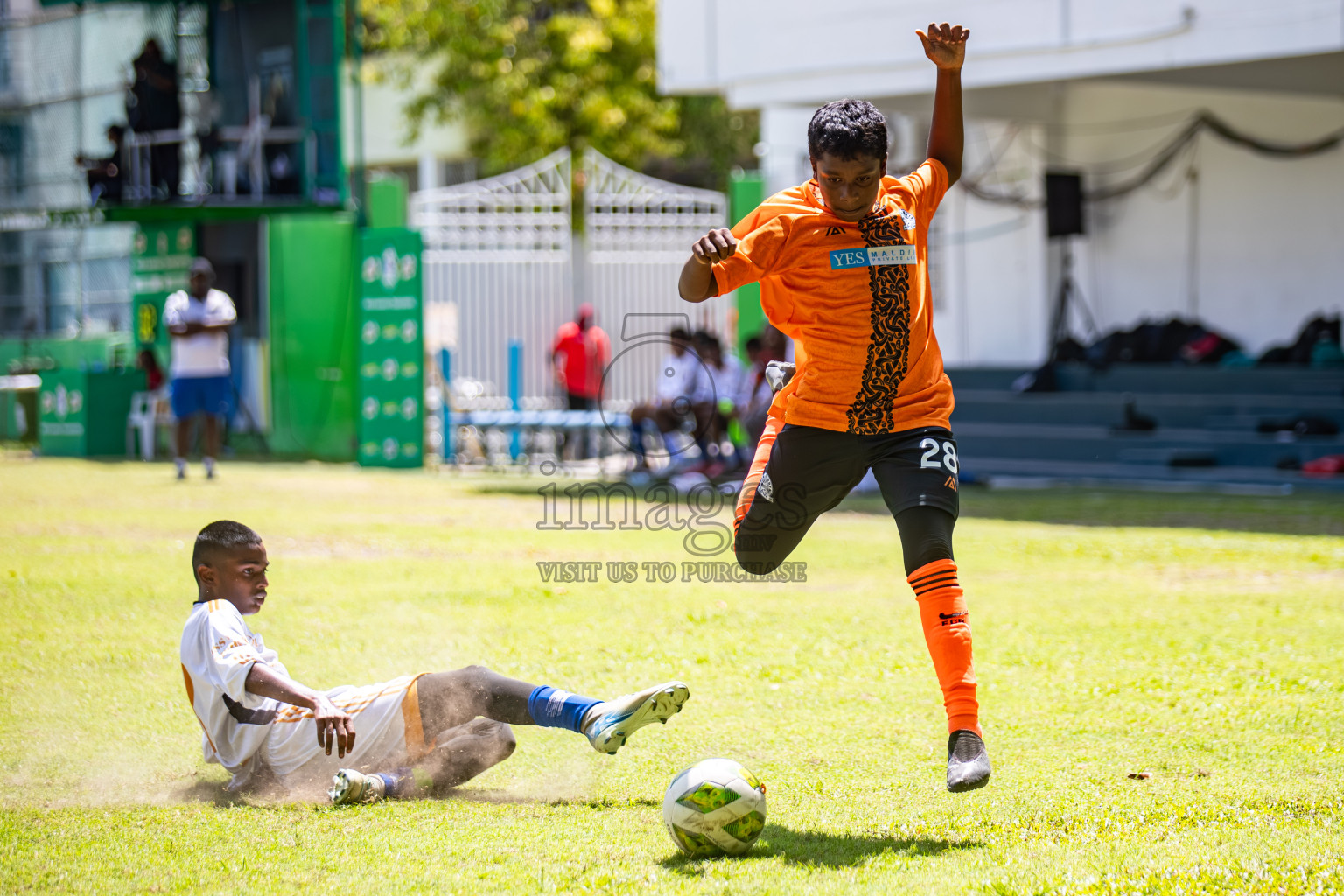 Day 3 of MILO Academy Championship 2025 (U14) was held on Saturday, 1st November 2025 at Henveiru Football Grounds, Male', Maldives . 

Photos: Hassan Simah / images.mv