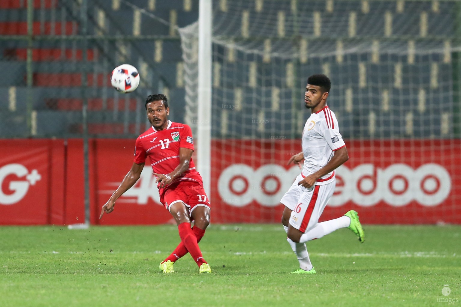 Asian Cup Qualifier between Maldives and Oman in National Stadium, on 10 October 2017 Male' Maldives. ( Images.mv Photo: Abdulla Abeedh )