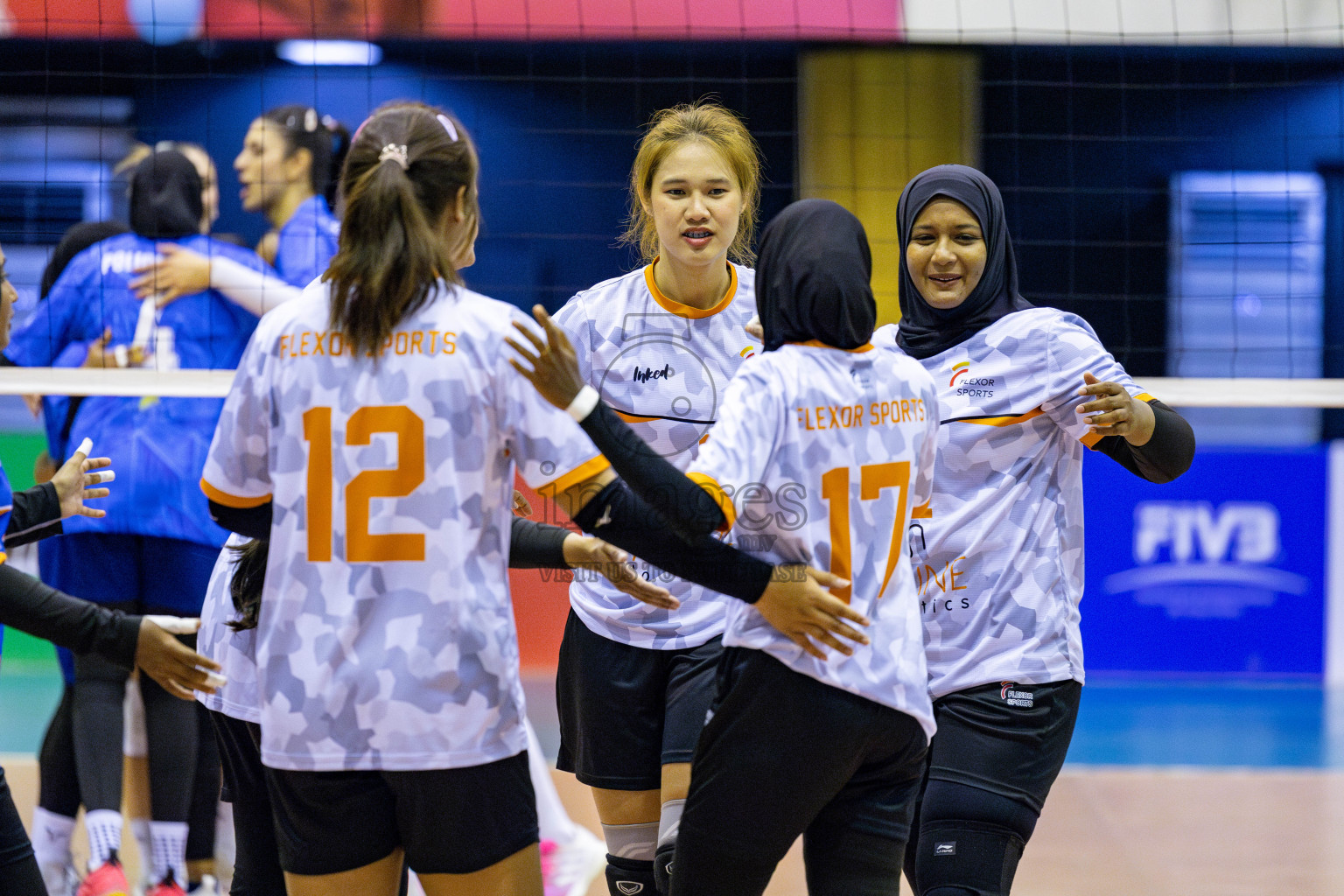 Police Club vs Flexor Sports Club in Day 1 of National Volleyball League 2025 - Women's Division held in Male', Maldives on Saturday, 19th April 2025 at Social Center Indoor Hall Photos 
By: Hassan Simah / images.mv