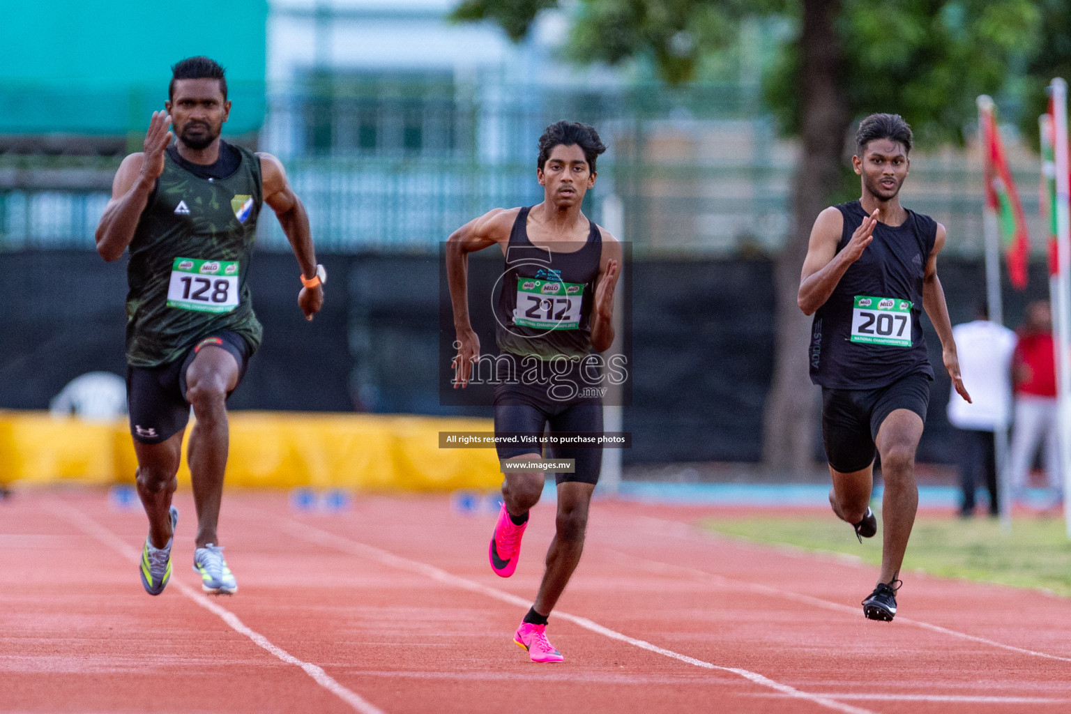 Day 1 of National Athletics Championship 2023 was held in Ekuveni Track at Male', Maldives on Thursday 23rd November 2023. Photos: Nausham Waheed / images.mv