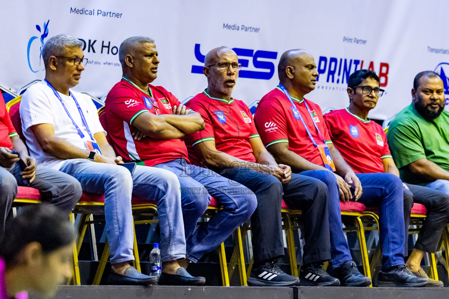 Nepal vs Maldives in Day 3 of CAVA U20 Woman's Volleyball Championship 2024 was held in Social Center, Male', Maldives on 20th July 2024. Photos: Nausham Waheed / images.mv