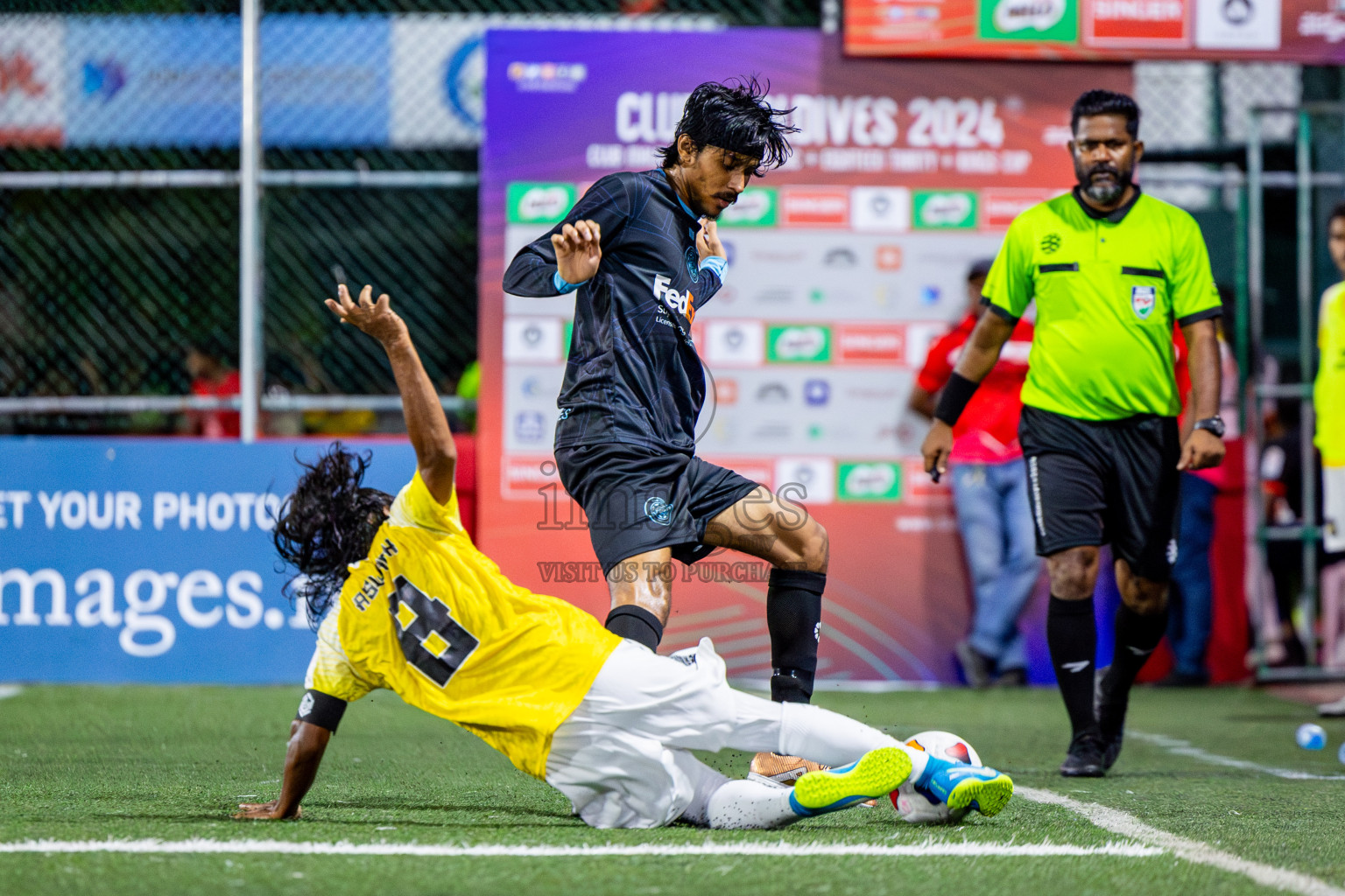 RRC vs Club TTS in Round of 16 of Club Maldives Cup 2024 held in Rehendi Futsal Ground, Hulhumale', Maldives on Tuesday, 8th October 2024. Photos: Nausham Waheed / images.mv