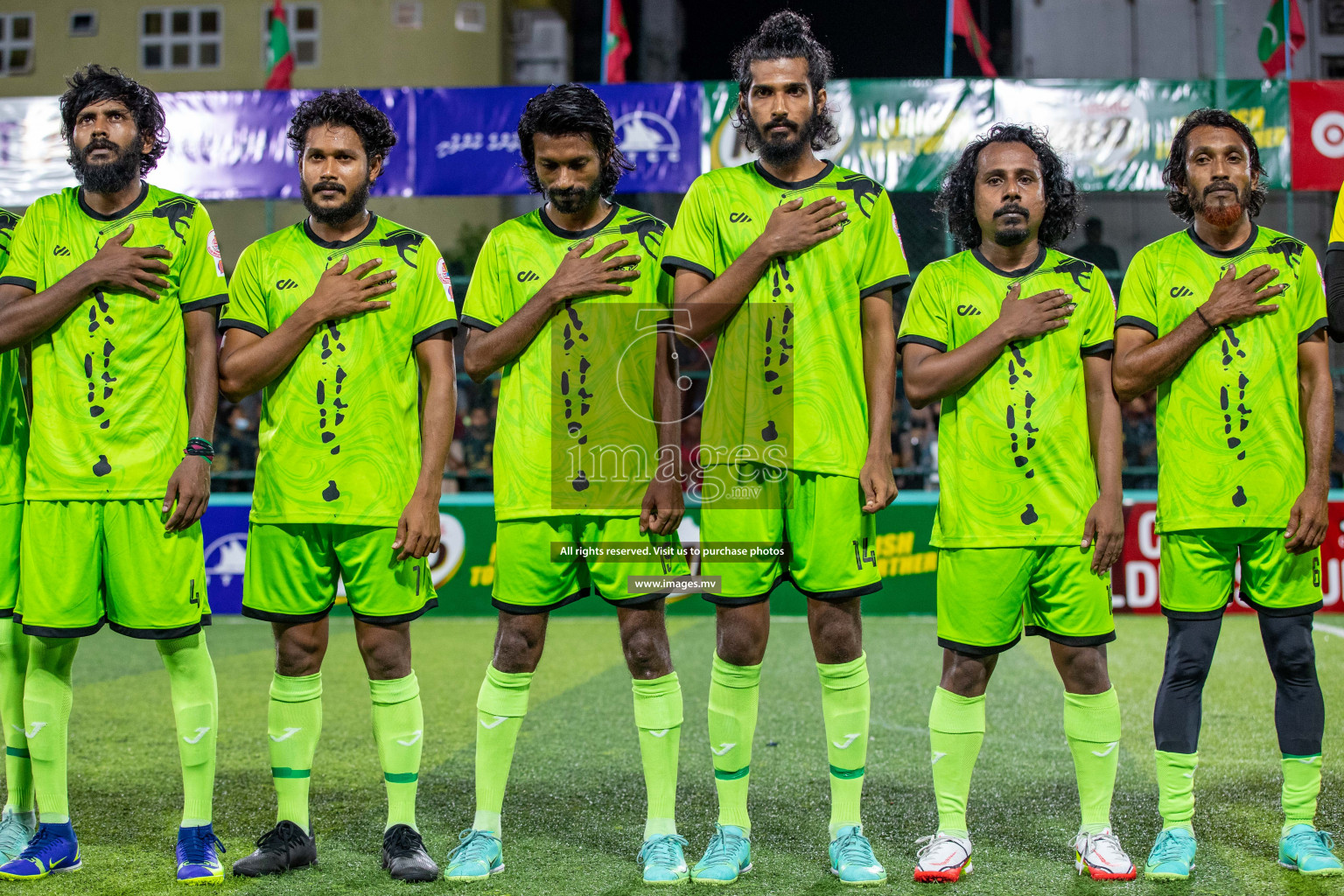 Team FSM Vs Prisons Club in the Semi Finals of Club Maldives 2021 held in Hulhumale, Maldives on 15 December 2021. Photos: Ismail Thoriq / images.mv