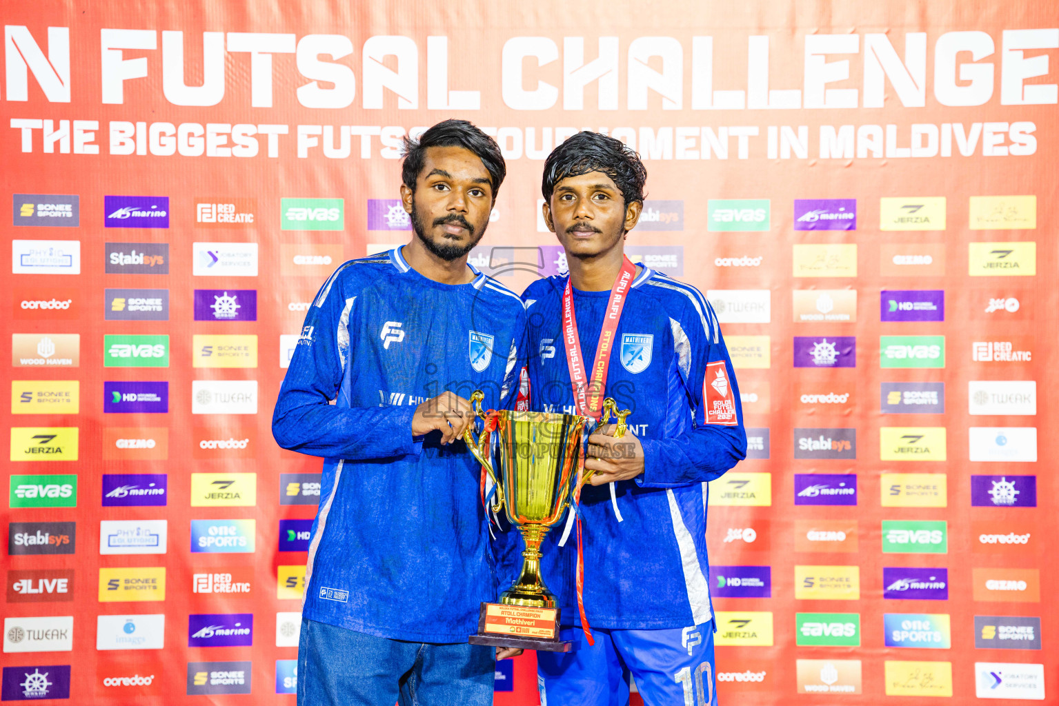 AA. Mathiveri VS AA. Thoddoo in Atoll Round Final on Day 20 of Golden Futsal Challenge 2025 was held on Thursday, 23rd January 2025, in Hulhumale', Maldives. Photos: Abdulla Abeed / images.mv