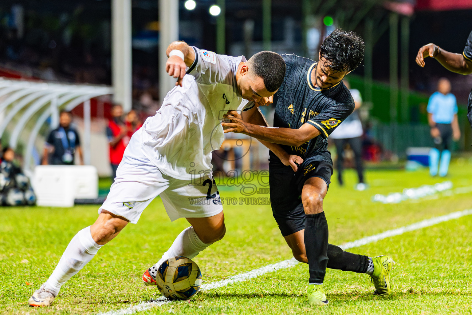 Club Eagles vs Club Green Streets in Dhivehi Premier League 2025/26 held in National Football Stadium, Male', Maldives on Wednesday, 1st September 2025. Photos: Areef Adam / Images.mv