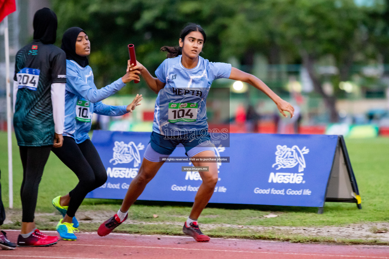 Day 2 of National Athletics Championship 2023 was held in Ekuveni Track at Male', Maldives on Friday, 24th November 2023. Photos: Hassan Simah / images.mv