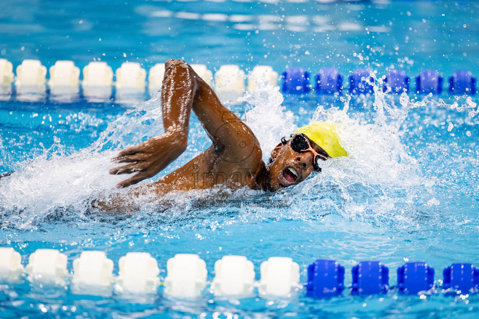 Day 5 of BML 21st Interschool Swimming Competition 2025 was held in Hulhumale' Swimming Pool, Hulhumale', Maldives on Wednesday, 15th October 2025. 
Photos: Hassan Simah / images.mv