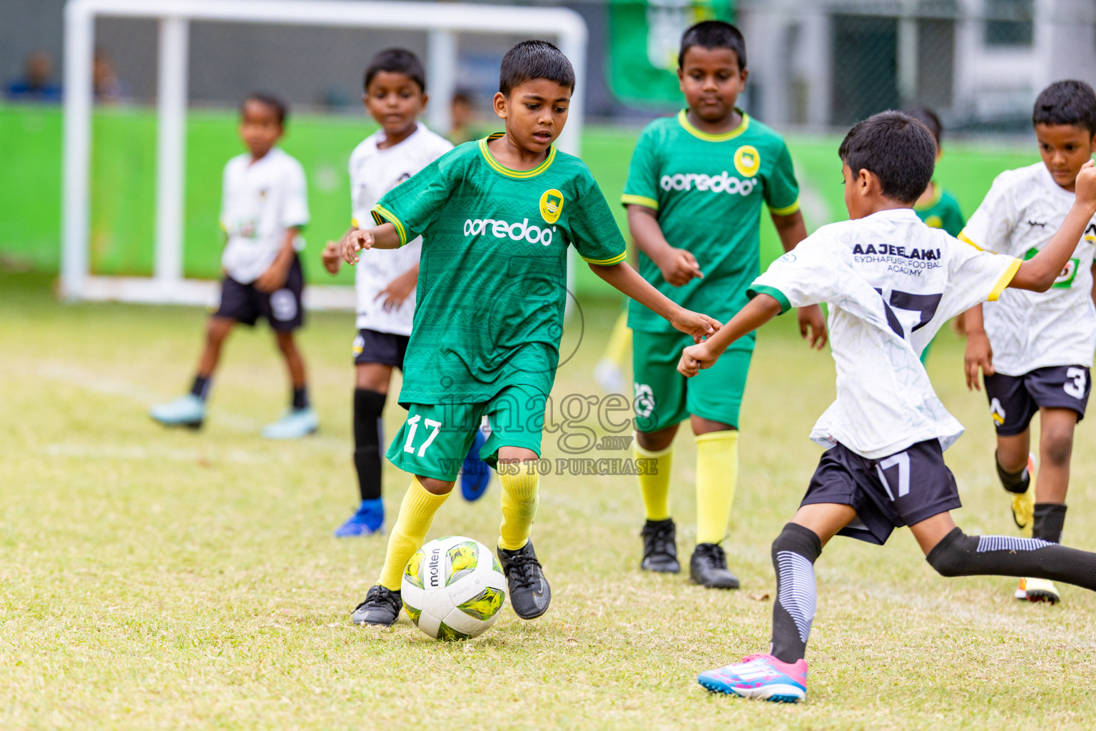 Day 1 of MILO SVAM Juniors 2025 (U-8) was held at Henveiru Stadium in Male', Maldives on Thursday, 26th June 2025. 
Photos: Hassan Simah / images.mv