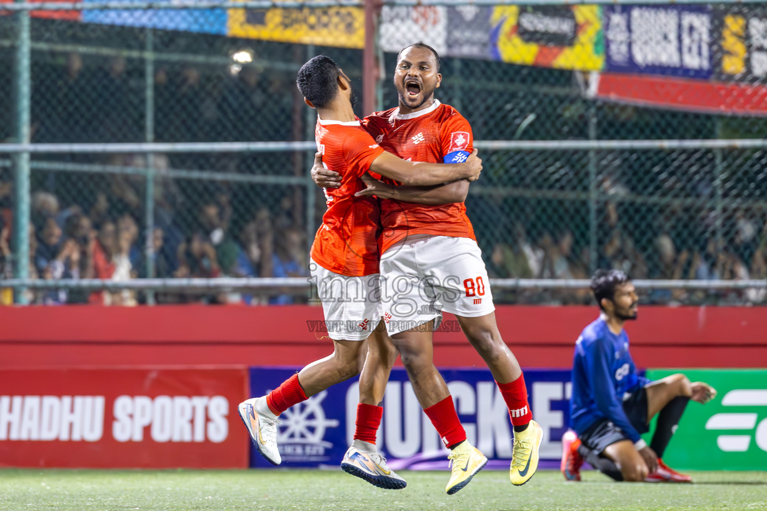 K Gaafaru vs K Kaashidhoo in Kaafu Atoll Semi Final in Day 24 of Golden Futsal Challenge 2025 was held on Tuesday , 28th January 2025, in Hulhumale', Maldives. Photos: Ismail Thoriq / images.mv