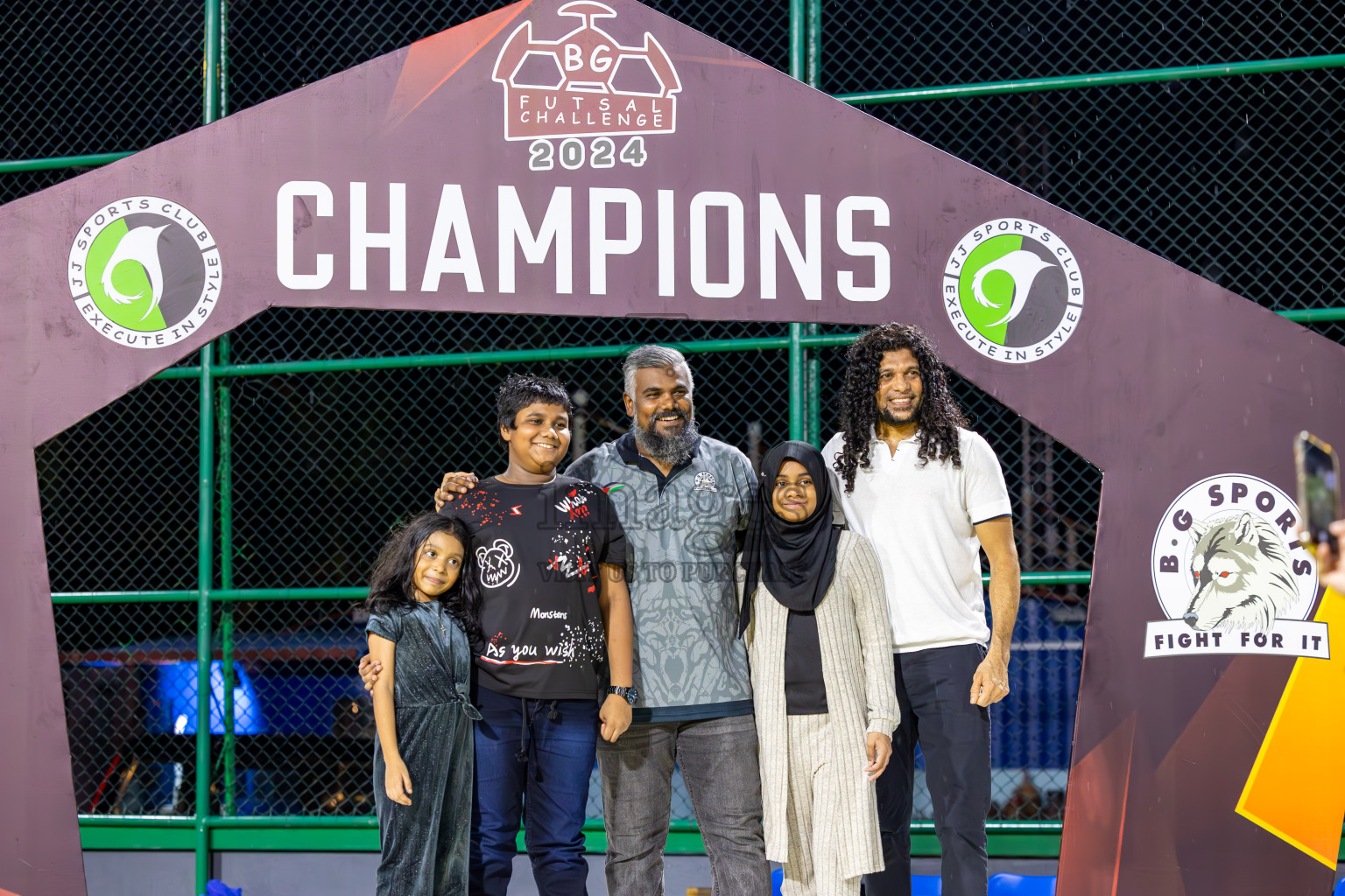 JJ Sports Club vs RDL in Finals of BG Futsal Challenge 2024 was held on Thursday , 4th April 2024, in Male', Maldives Photos: Ismail Thoriq / images.mv