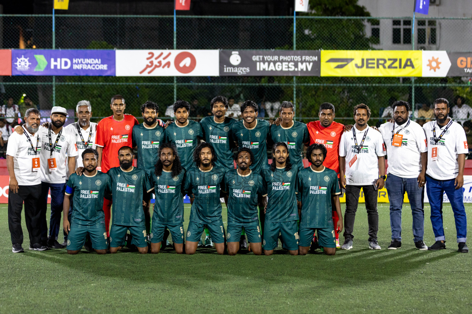 HDh.Nolhivaranfaru VS HDh.Neykurendhoo in Day 6 of Golden Futsal Challenge 2024 was held on Saturday, 20th January 2024, in Hulhumale', Maldives 
Photos: Hassan Simah / images.mv