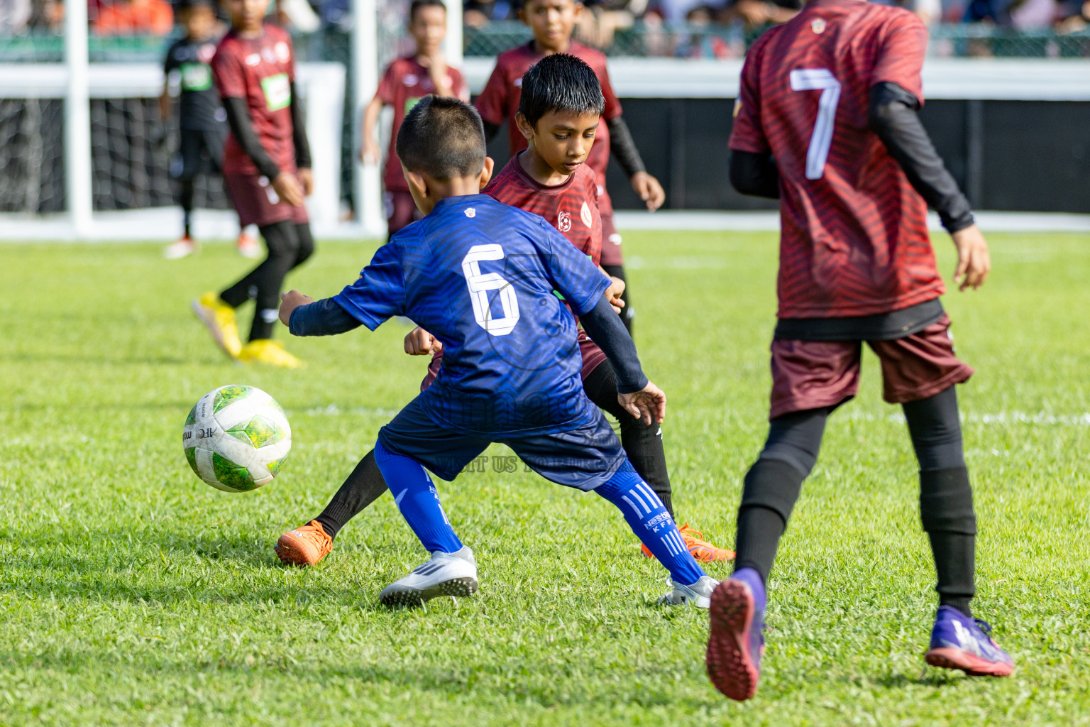 Day 1 of MILO Kids Football Fiesta was held at National Stadium in Male', Maldives on Friday, 23rd February 2024. 
Photos: Hassan Simah / images.mv