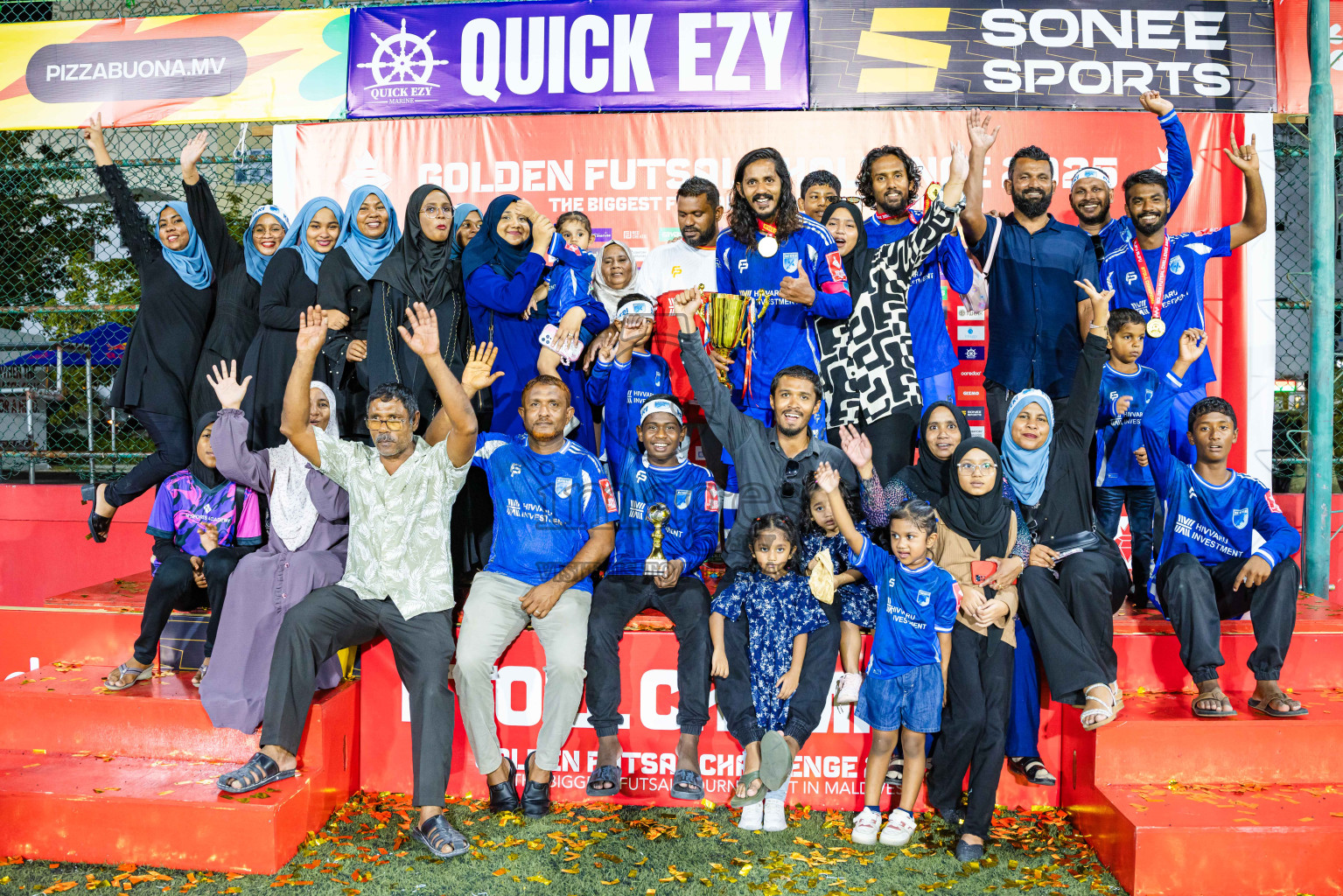 AA. Mathiveri VS AA. Thoddoo in Atoll Round Final on Day 20 of Golden Futsal Challenge 2025 was held on Thursday, 23rd January 2025, in Hulhumale', Maldives. Photos: Abdulla Abeed / images.mv