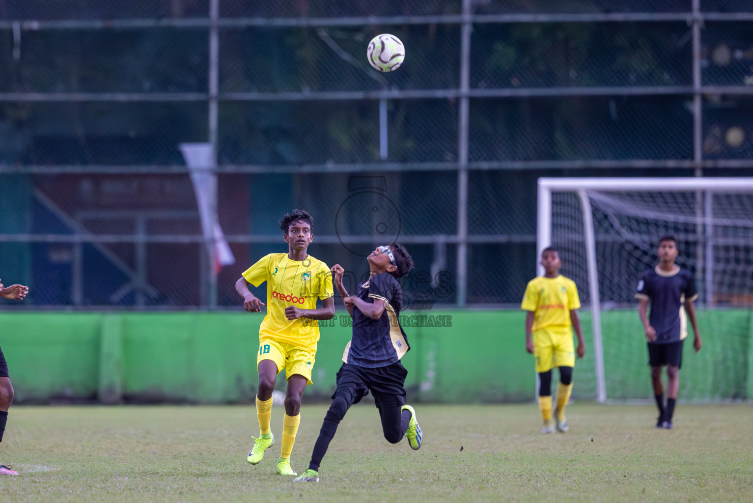 Eagles vs Maziya (U14) in Dhivehi Youth League 2024 - Day 2. Matches held at Henveiru Stadium on 22nd November 2024 , Friday. Photos: Shuu Abdul Sattar/ Images.mv