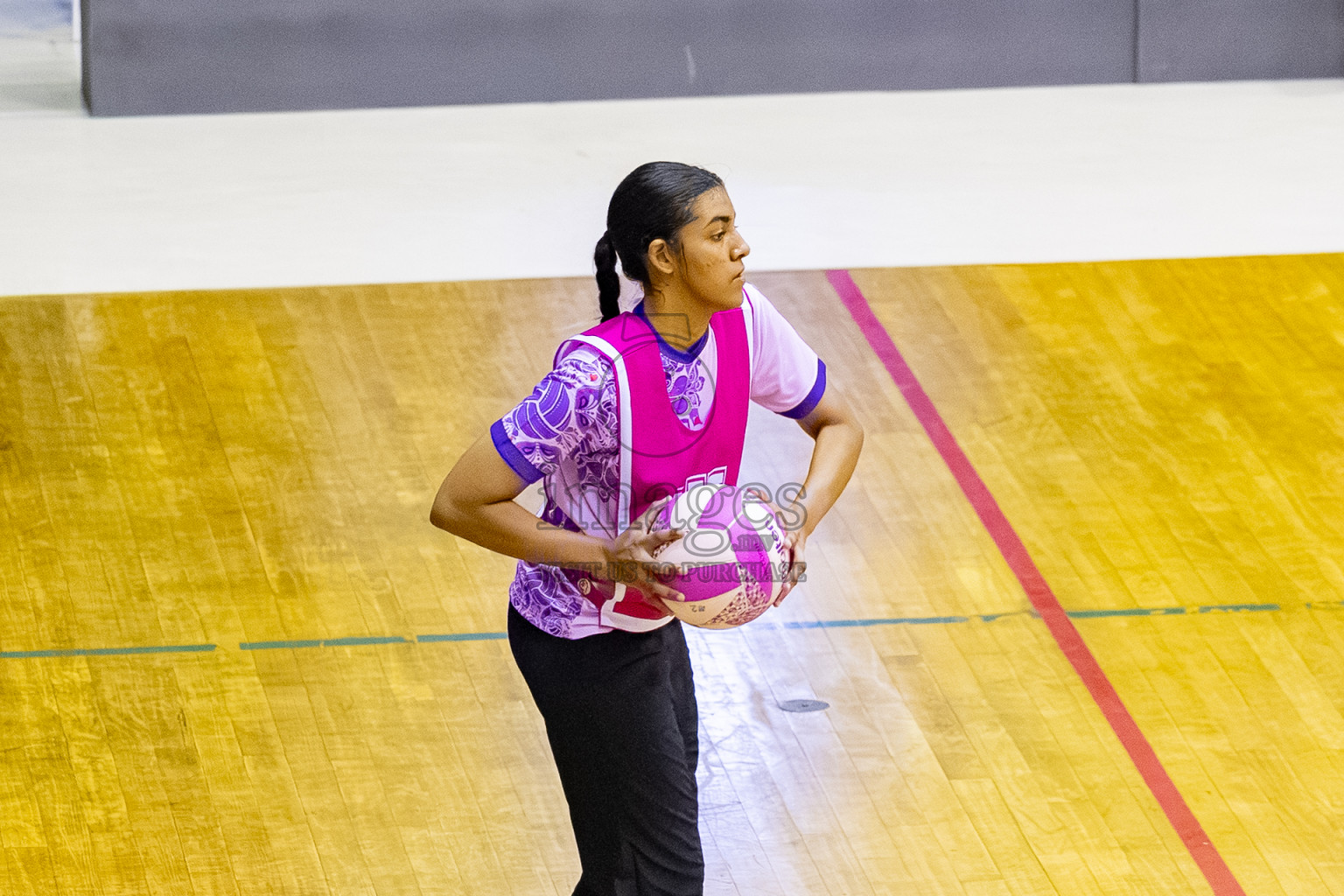 MV Netters vs N Sports A in Day 3 of 24th Milo Netball Association Championship held in Social Center at Male', Maldives on Wednesday, 3rd September 2025. Photos: Mohamed MahfoozMoosa / images.mv