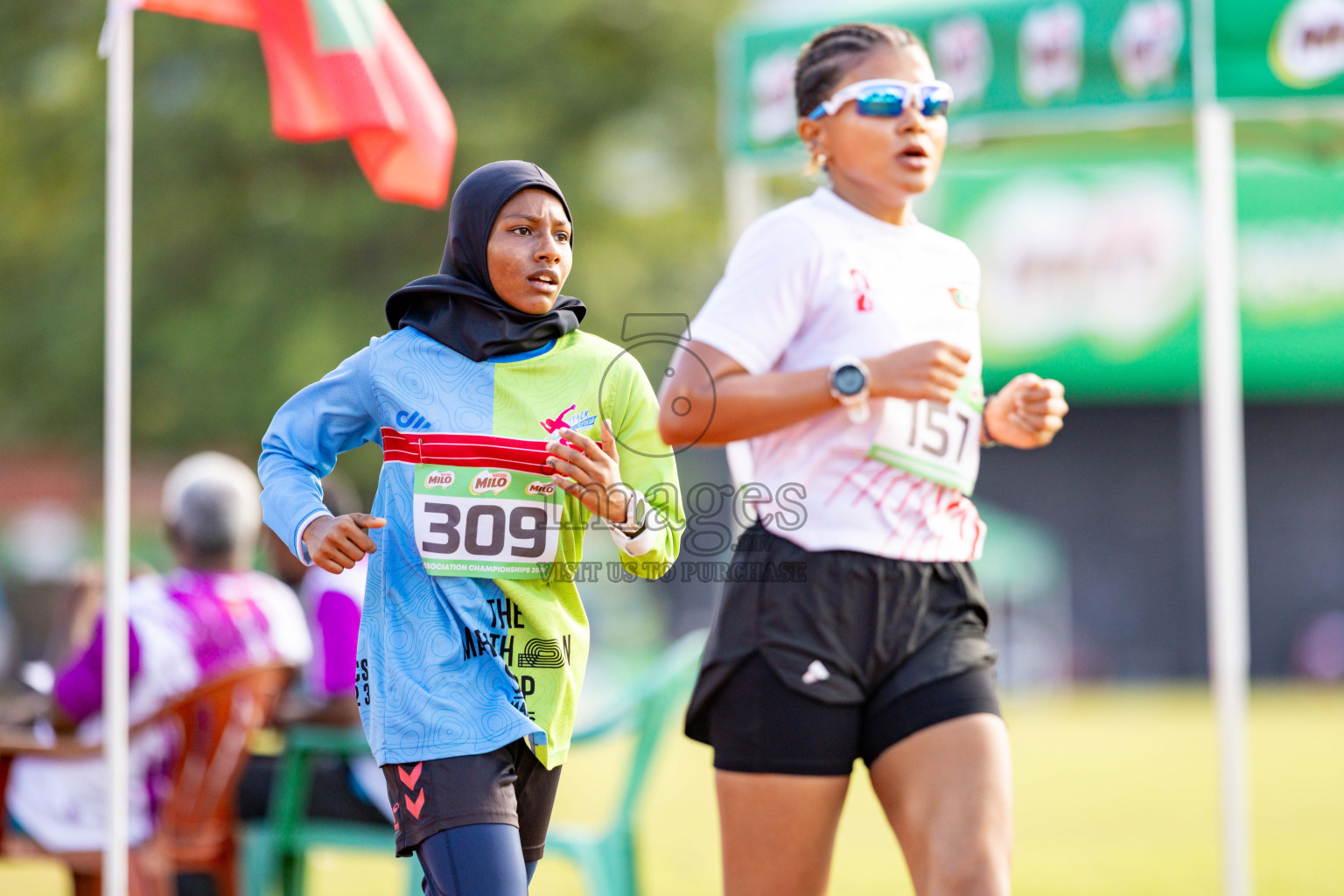 Day 2 of 12th Milo Association Championships was held in Ekuveni Track at Male', Maldives on Friday, 25th April 2025. 
Photos: Hassan Simah / images.mv
