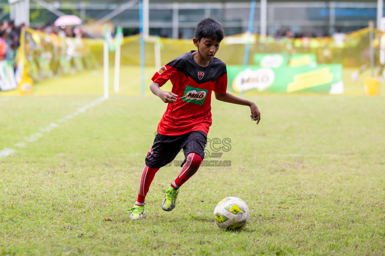 Day 2 of MILO Academy Championship 2024 - U12 was held at Henveiru Grounds in Male', Maldives on Friday, 5th July 2024. Photos: Mohamed Mahfooz Moosa / images.mv