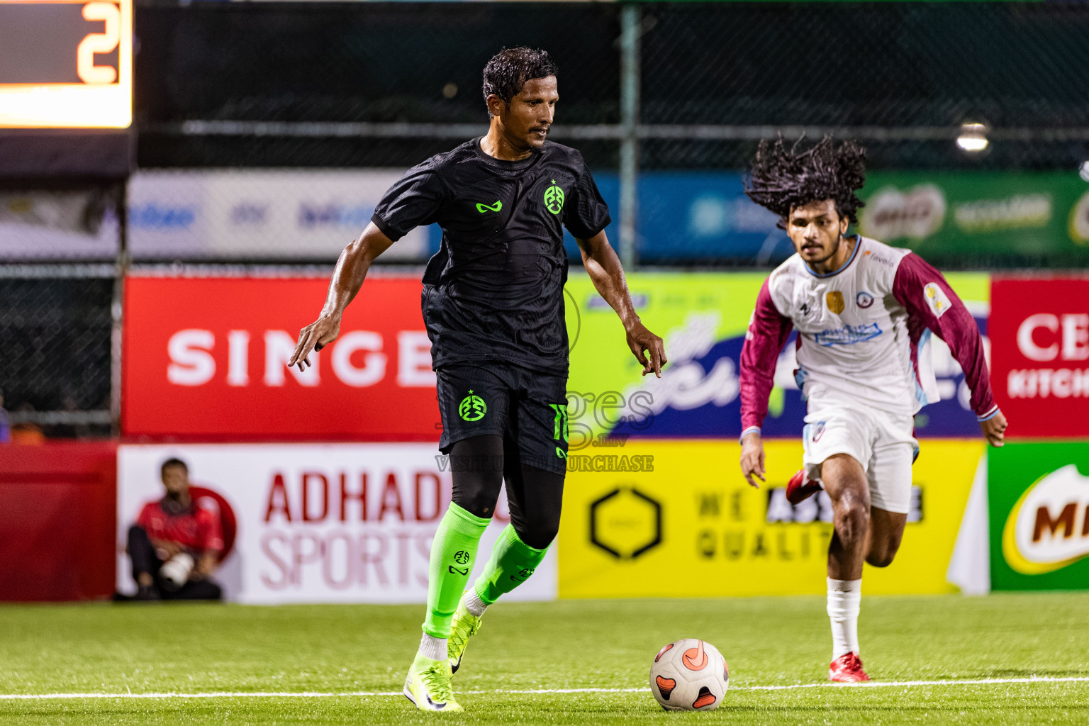 Kulhivaru Vuzara Club vs RRC in Kings Cup of Club Maldives Cup 2025 held in Rehendi Futsal Ground, Hulhumale', Maldives on Monday, 1st September 2025. Photos: Areef, Yasna / images.mv