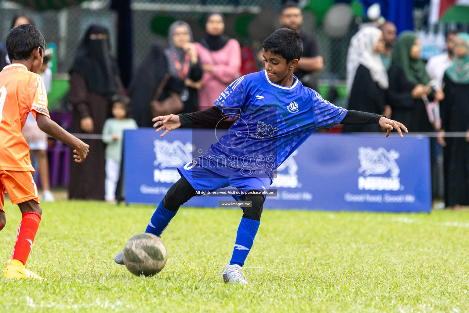 Day 3 of Nestle Kids Football Fiesta, held in Henveyru Football Stadium, Male', Maldives on Friday, 13th October 2023 Photos: Hassan Simah, Ismail Thoriq, Mohamed Mahfooz Moosa, Nausham Waheed / images.mv