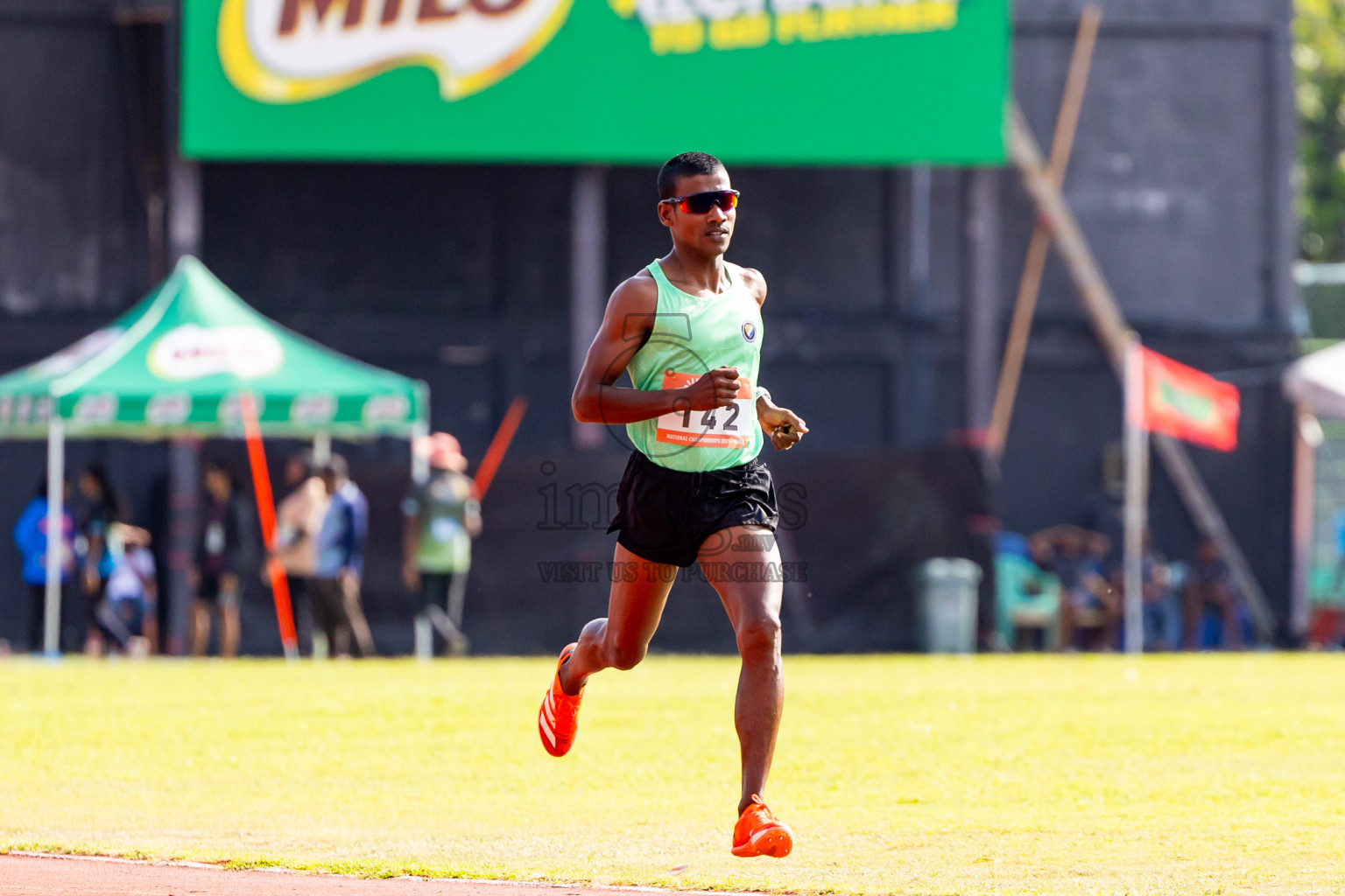 Day 1 of National Athletics Championship 2025 was held at Ekuveni Running Ground in Male', Maldives on Thursday, 14th August 2025. Photos: Nausham Waheed / images.mv