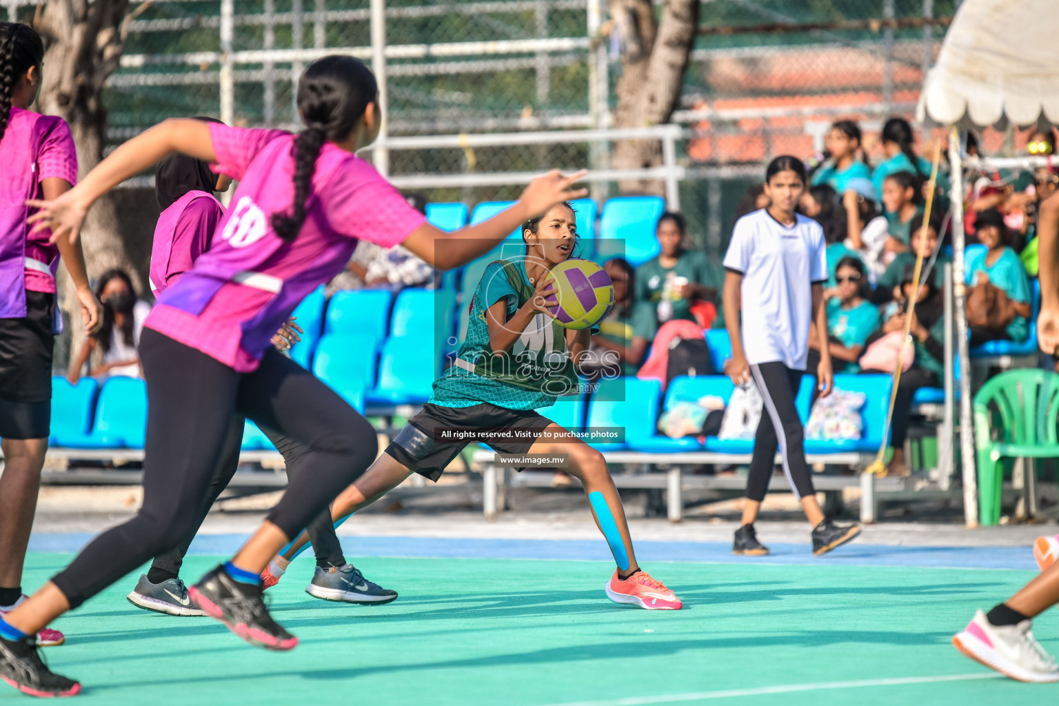 Day 11 of Junior Netball Championship 2022 held in Male', Maldives. Photos by Nausham Waheed