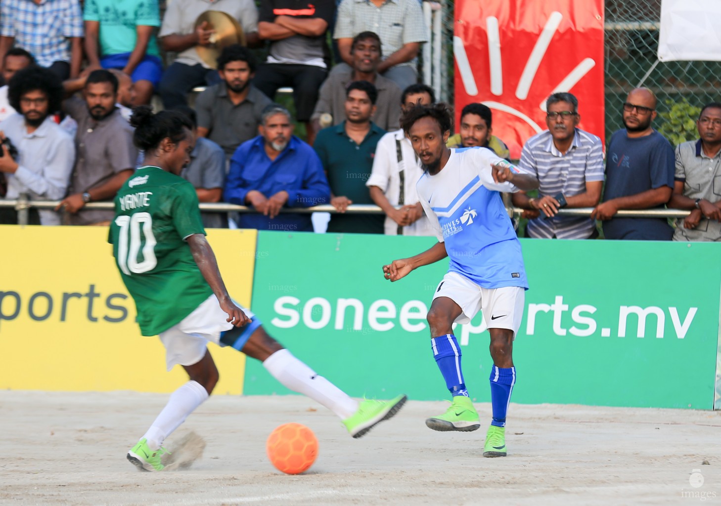 Second day of  Round of 16 of Milo Club Maldives Cup in Male', Maldives, Saturday, April 29, 2017. (Images.mv Photo/ Hussain Sinan). 