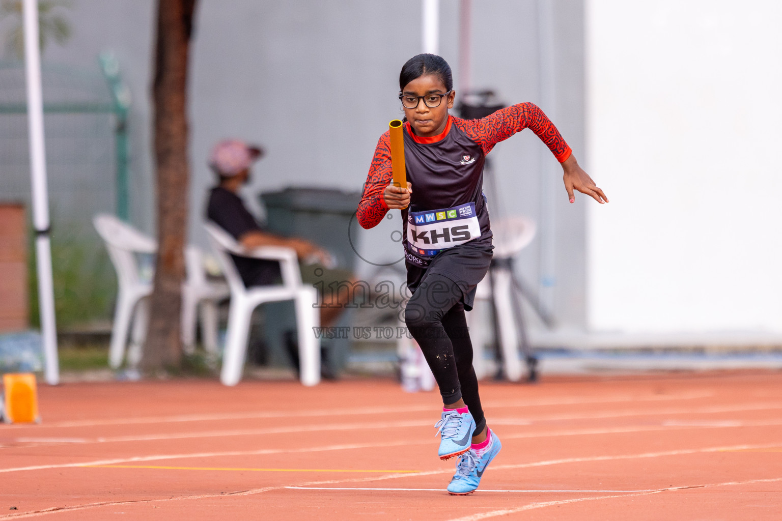 Day 5 of MWSC Interschool Athletics Championships 2024 held in Hulhumale Running Track, Hulhumale, Maldives on Wednesday, 13th November 2024. Photos by: Raif Yoosuf / Images.mv