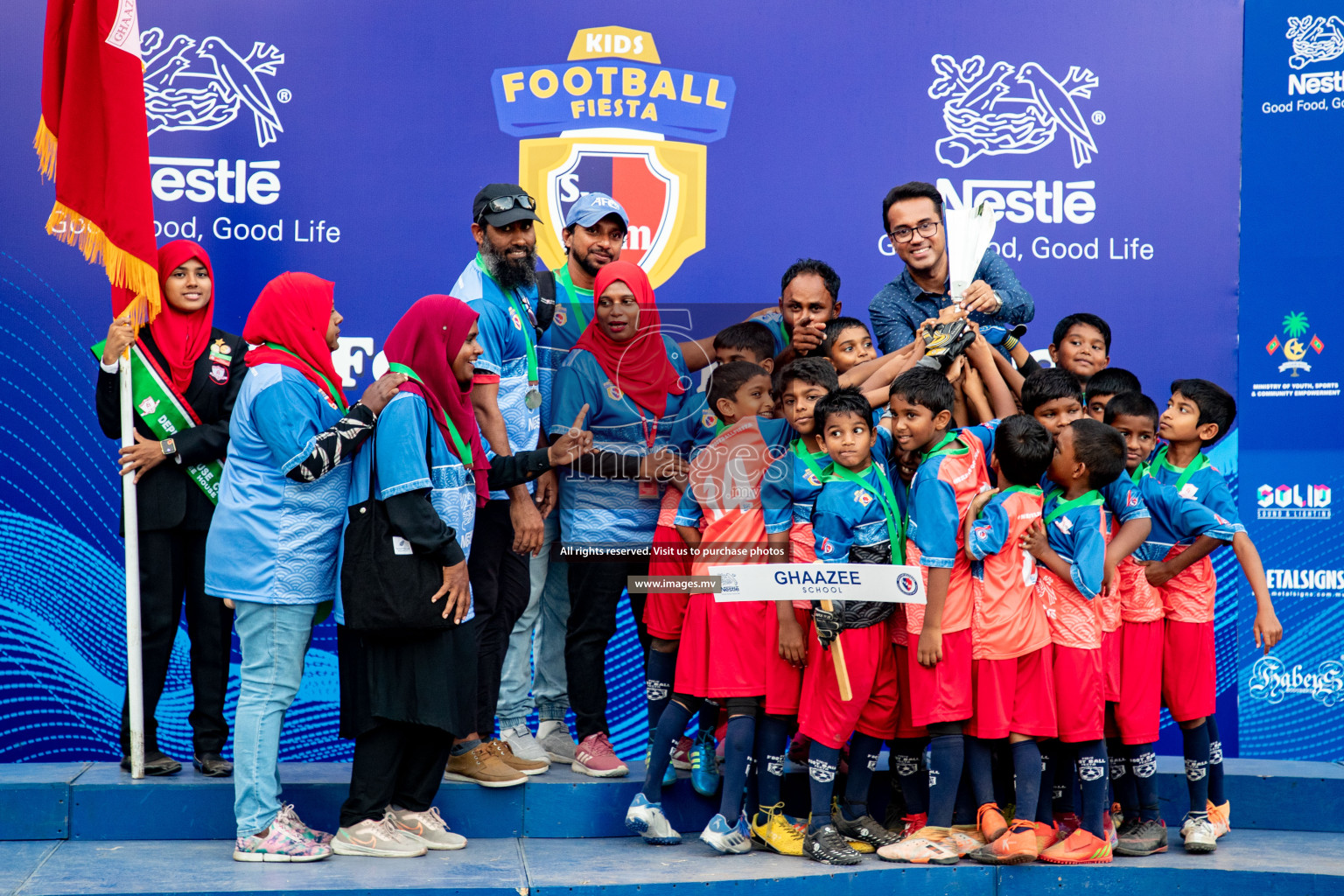 Finals & Closing Ceremony of Nestlé Kids Football Fiesta 2023 held in Male', Maldives on 25 February 2023