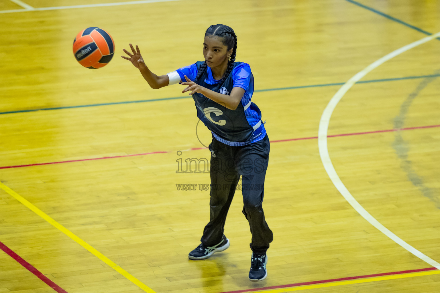 Day 12 of 25th Inter-School Netball Tournament was held in Social Center at Male', Maldives on Thursday, 22nd August 2024.