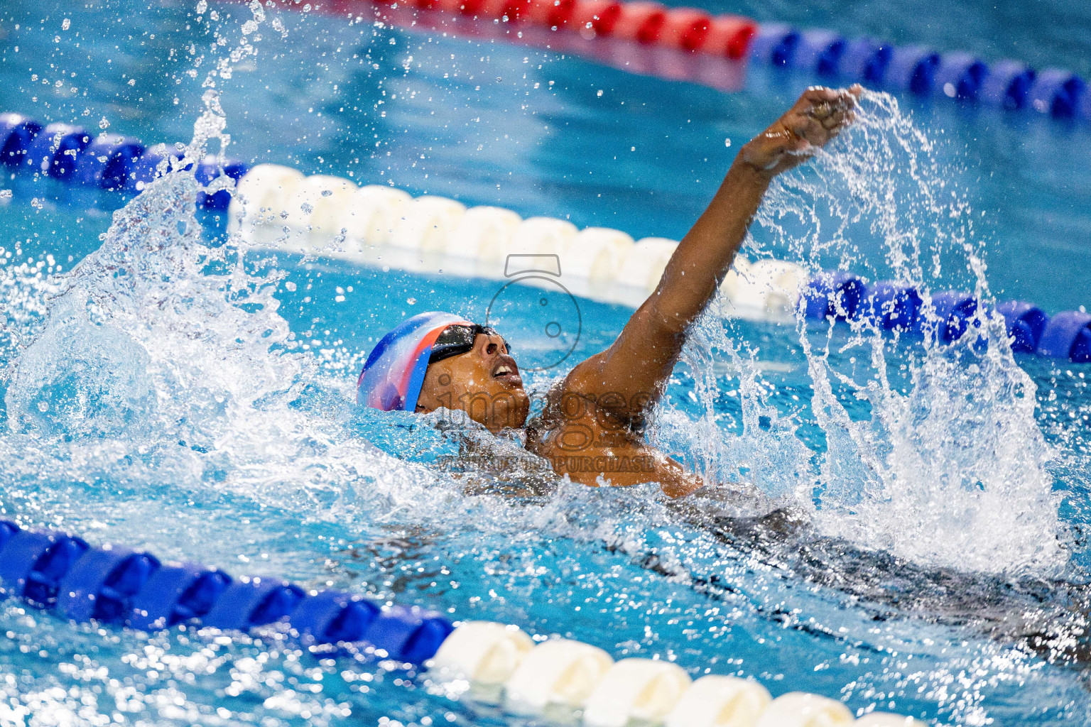 Day 5 of National Swimming Competition 2024 held in Hulhumale', Maldives on Tuesday, 17th December 2024. Photos: Hassan Simah / images.mv