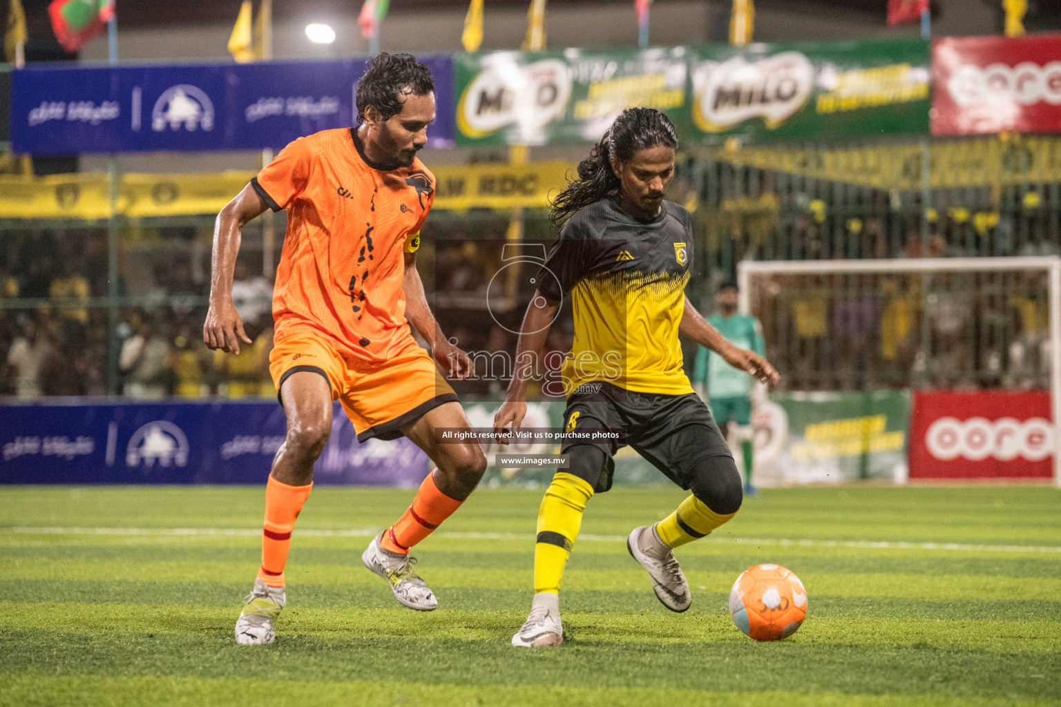 RRC Vs FSM in the Semi Finals of Club Maldives 2021 held in Hulhumale, Maldives on 19 December 2021. Photos: Nausham Waheed / images.mv