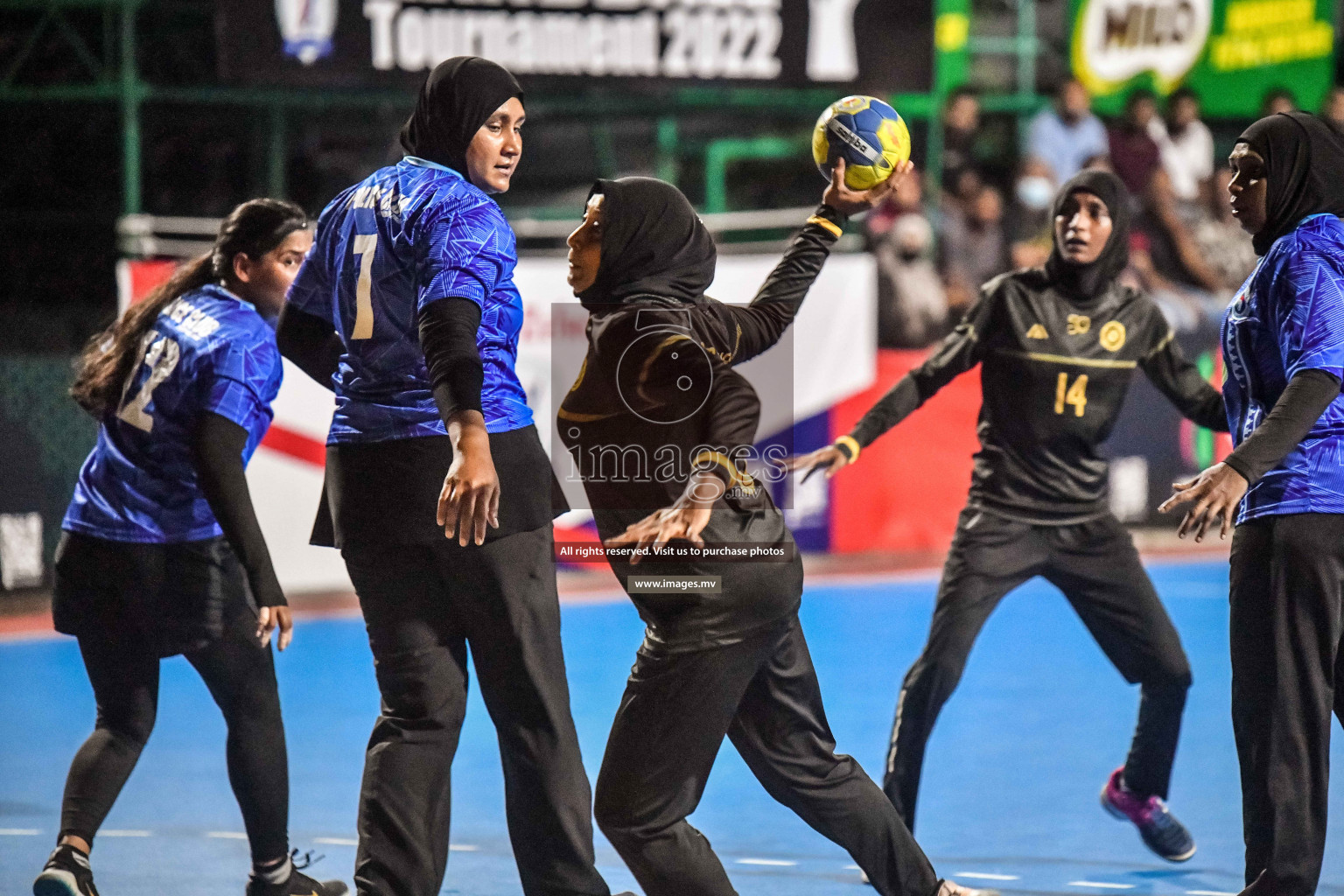 Day 16 of Milo 6th Inter Office Handball Tournament 2022 - Photos by Nausham Waheed