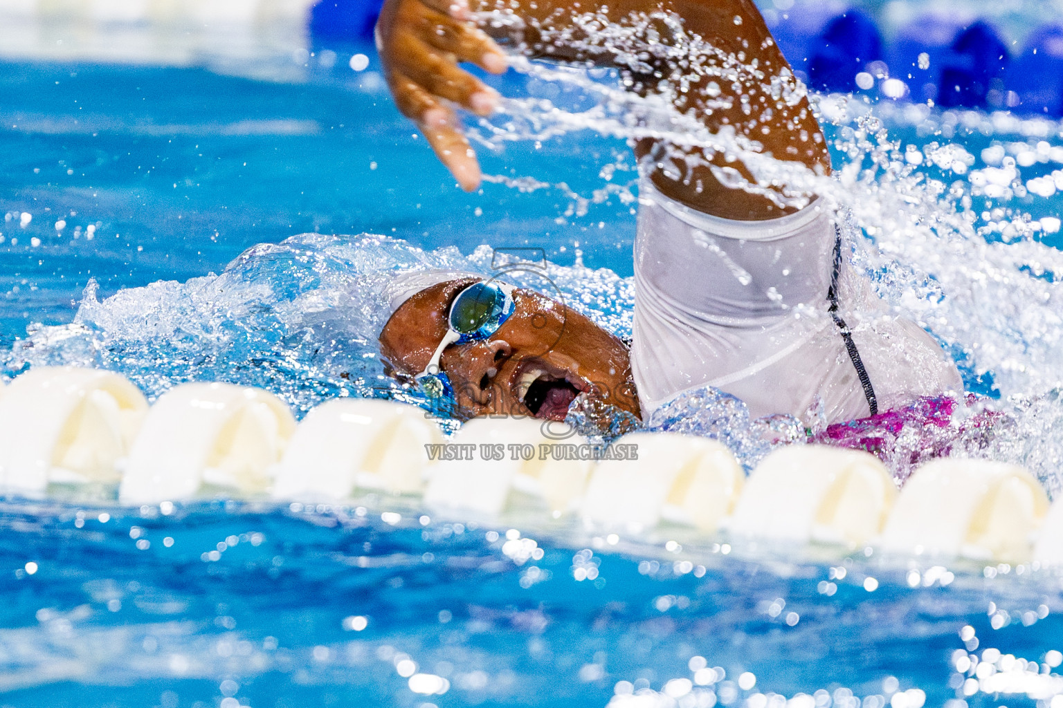 Day 3 of National Swimming Competition 2024 held in Hulhumale', Maldives on Sunday, 15th December 2024. Photos: Nausham Waheed/ images.mv