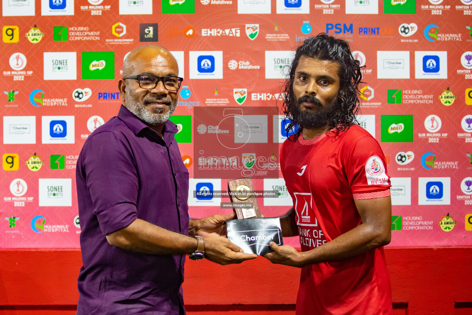 United BML vs Team Civil Court in Club Maldives Cup 2022 was held in Hulhumale', Maldives on Tuesday, 18th October 2022. Photos: Hassan Simah/ images.mv