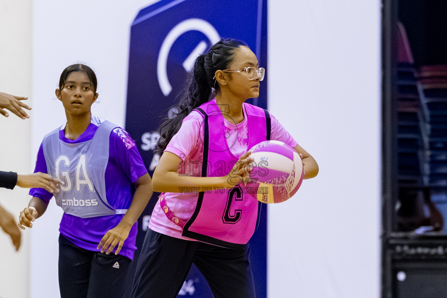 Invicto SC vs Xenith SC A in Day 3 of 24th Milo Netball Association Championship held in Social Center at Male', Maldives on Wednesday, 3rd September 2025. Photos: Mohamed MahfoozMoosa / images.mv