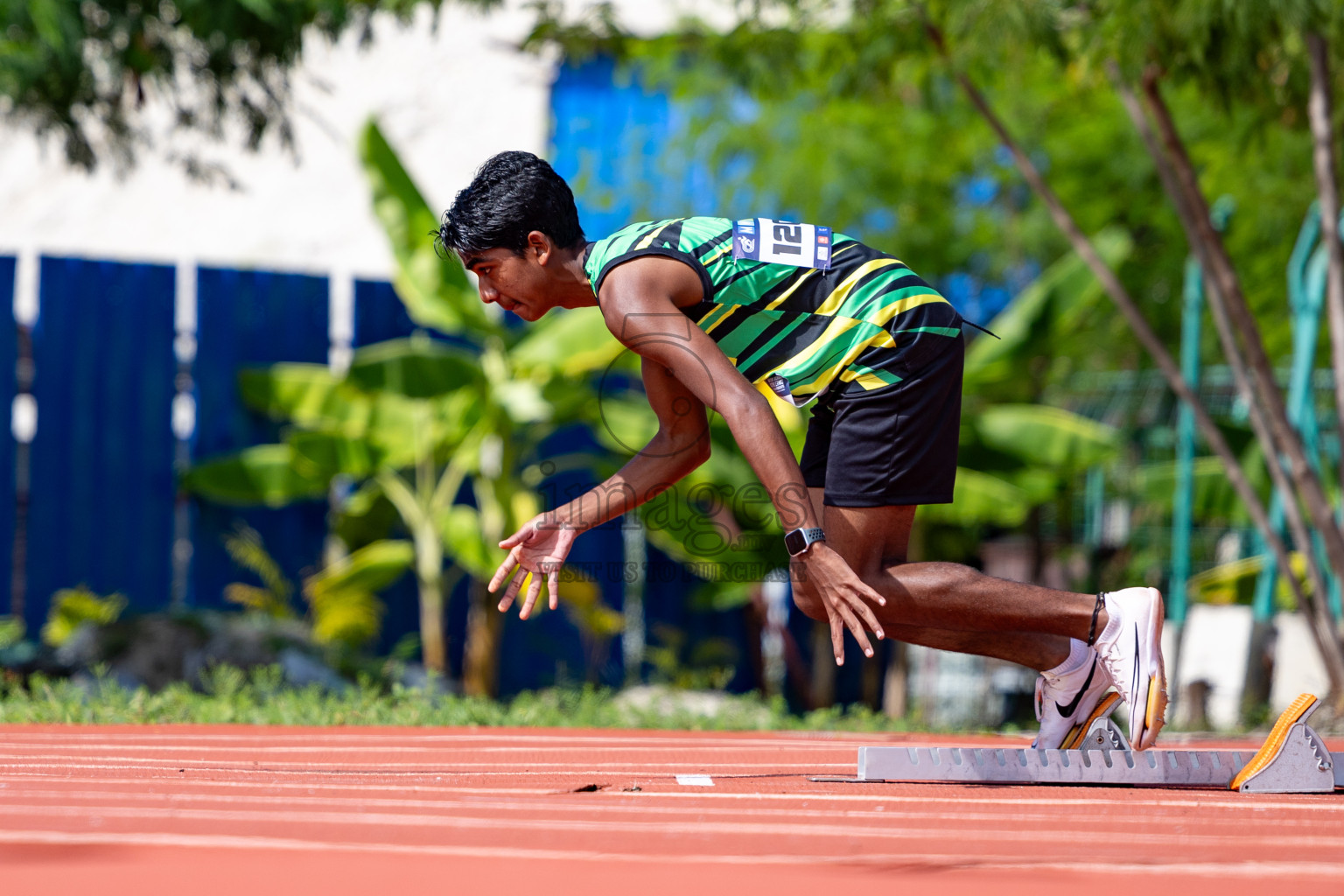 Day 2 of MWSC Interschool Athletics Championships 2024 held in Hulhumale Running Track, Hulhumale, Maldives on Sunday, 10th November 2024. 
Photos by:  Hassan Simah / Images.mv