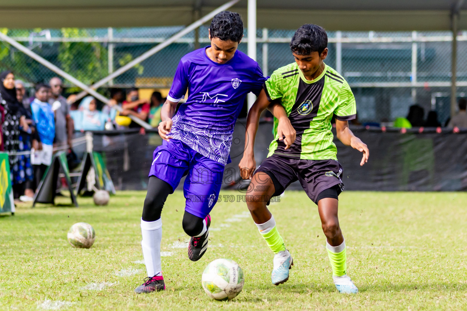 Day 1 of MILO Academy Championship 2024 - U12 was held at Henveiru Grounds in Male', Maldives on Sunday, 7th July 2024. Photos: Nausham Waheed / images.mv