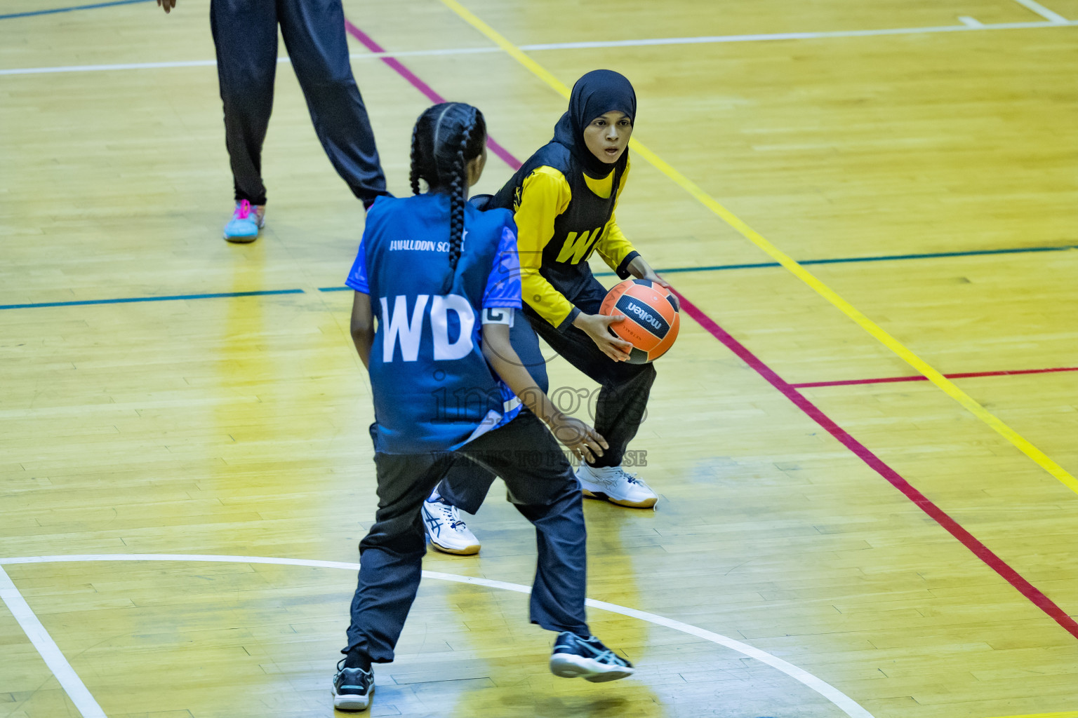 Day 12 of 25th Inter-School Netball Tournament was held in Social Center at Male', Maldives on Thursday, 22nd August 2024.