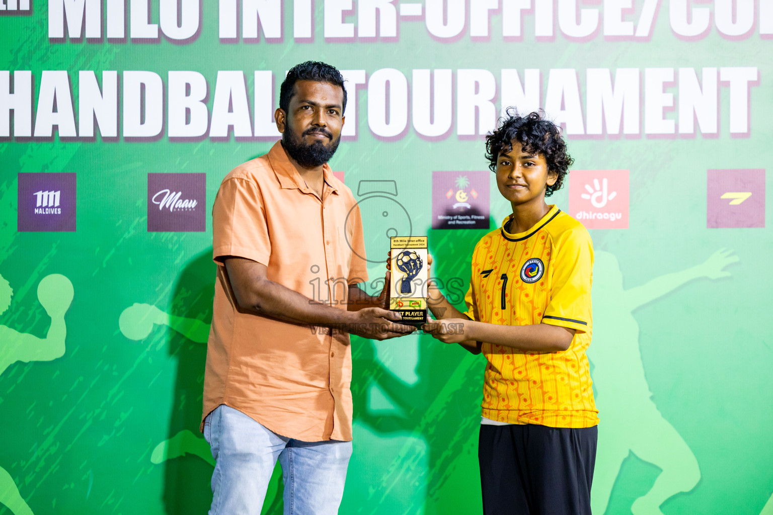 2nd Division Final of 8th Inter-Office/Company Handball Tournament 2024, held in Handball ground, Male', Maldives on Tuesday, 17th September 2024 Photos: Nausham Waheed/ Images.mv