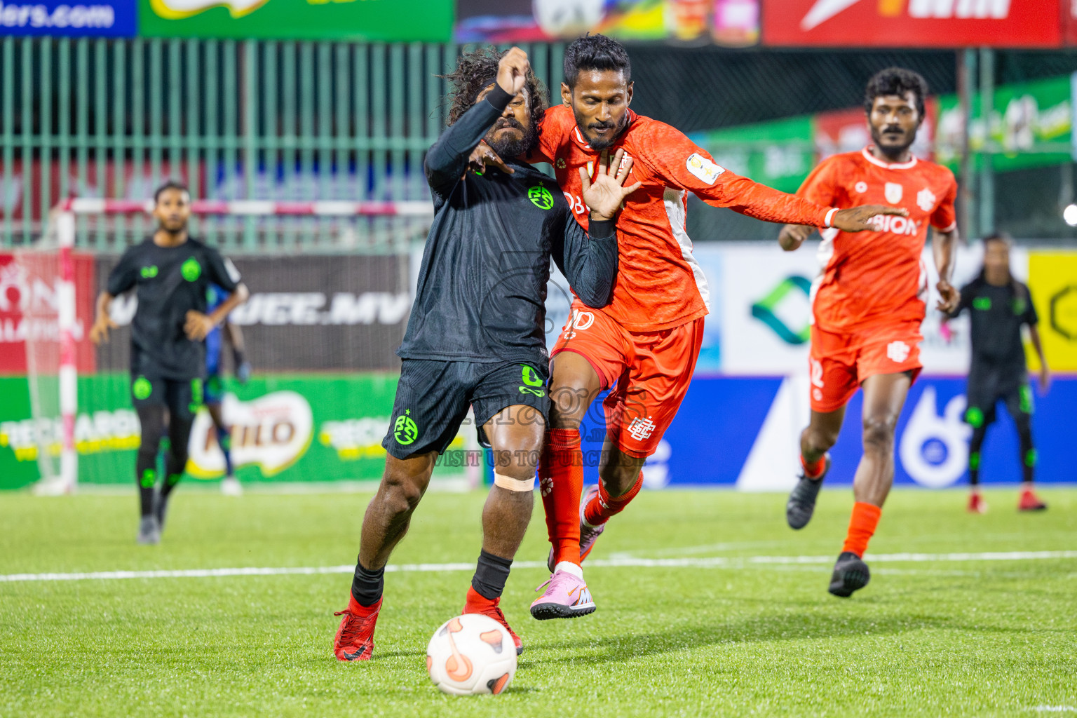 Road Recreation Club vs Club Combination SC Eydhafushi in Kings Cup Final of Club Maldives 2025 was held in Rehendhi Futsal Ground, Hulhumale', Maldives on Tuesday, 9th September 2025. Photos: Ismail Thoriq / images.mv