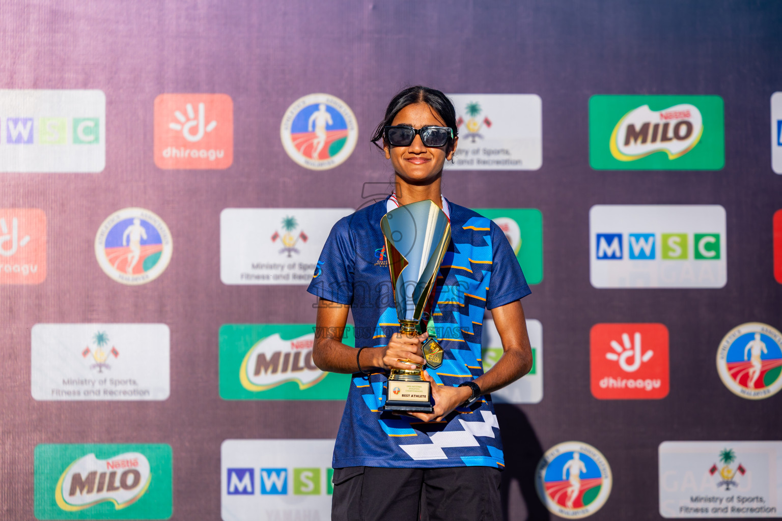 Day 3 of National Athletics Championship 2025 was held at Ekuveni Running Ground in Male', Maldives on Saturday, 16th August 2025. Photos: Nausham Waheed / images.mv